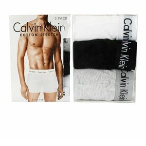 3 Pack Calvin Klein Cotton Stretch Trunks